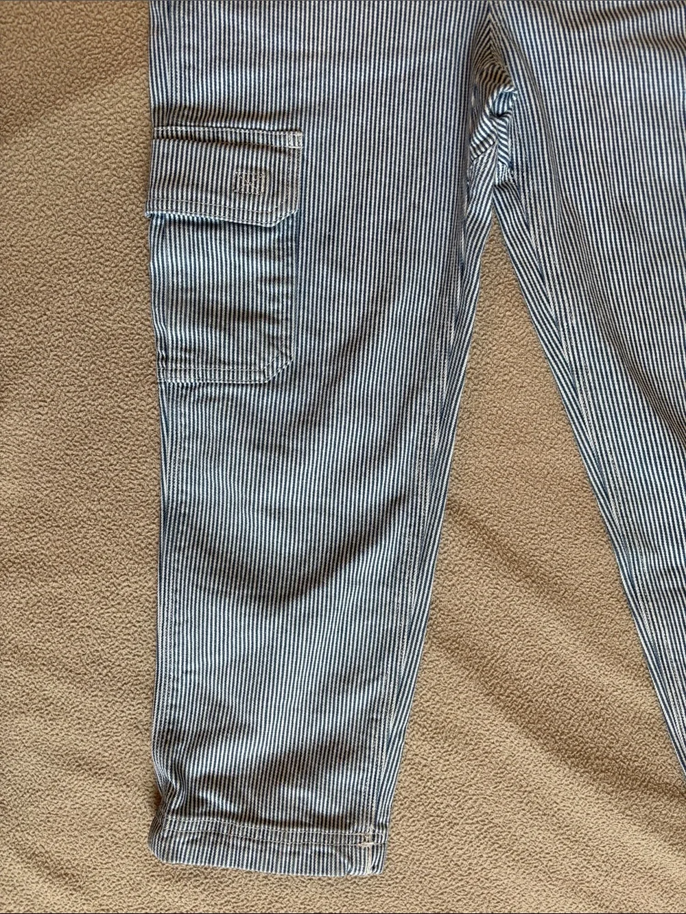 NWOT Duluth Trading Kids hickory stripe carpenter overalls